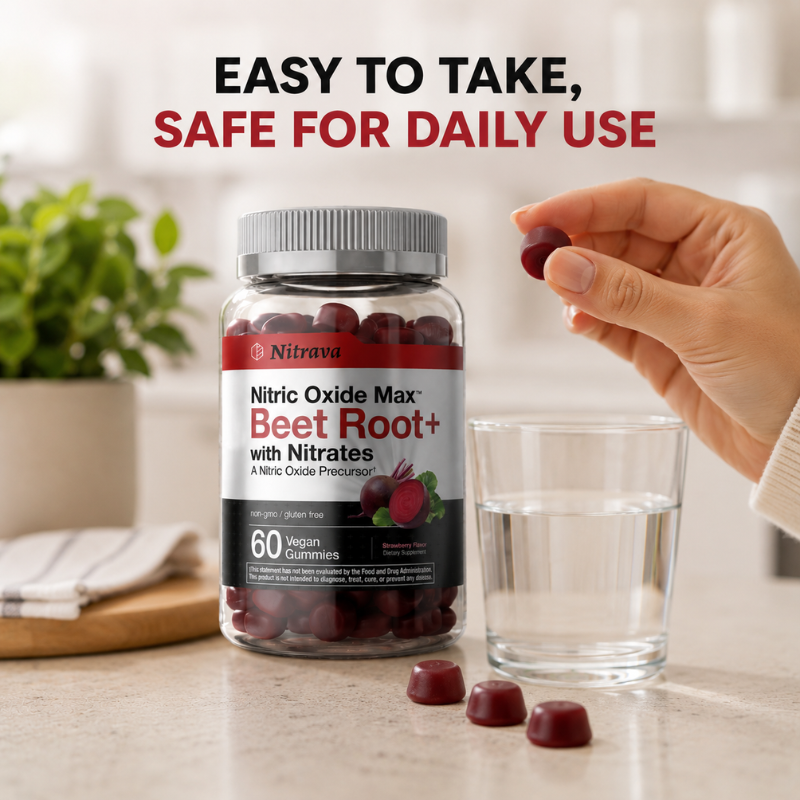 Nitrava Nitric Oxide Beet Root Gummies