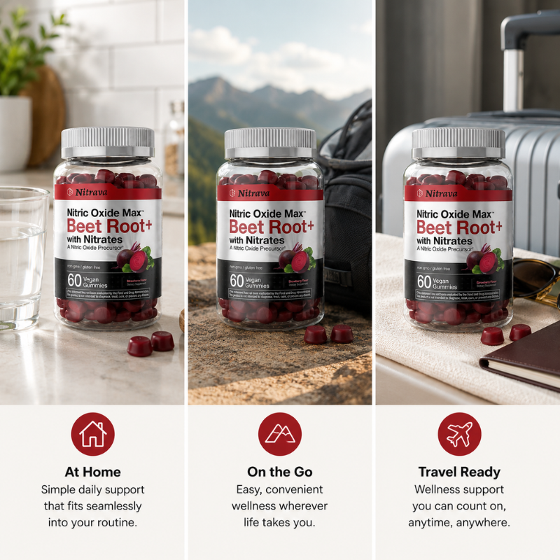 Nitrava Nitric Oxide Beet Root Gummies